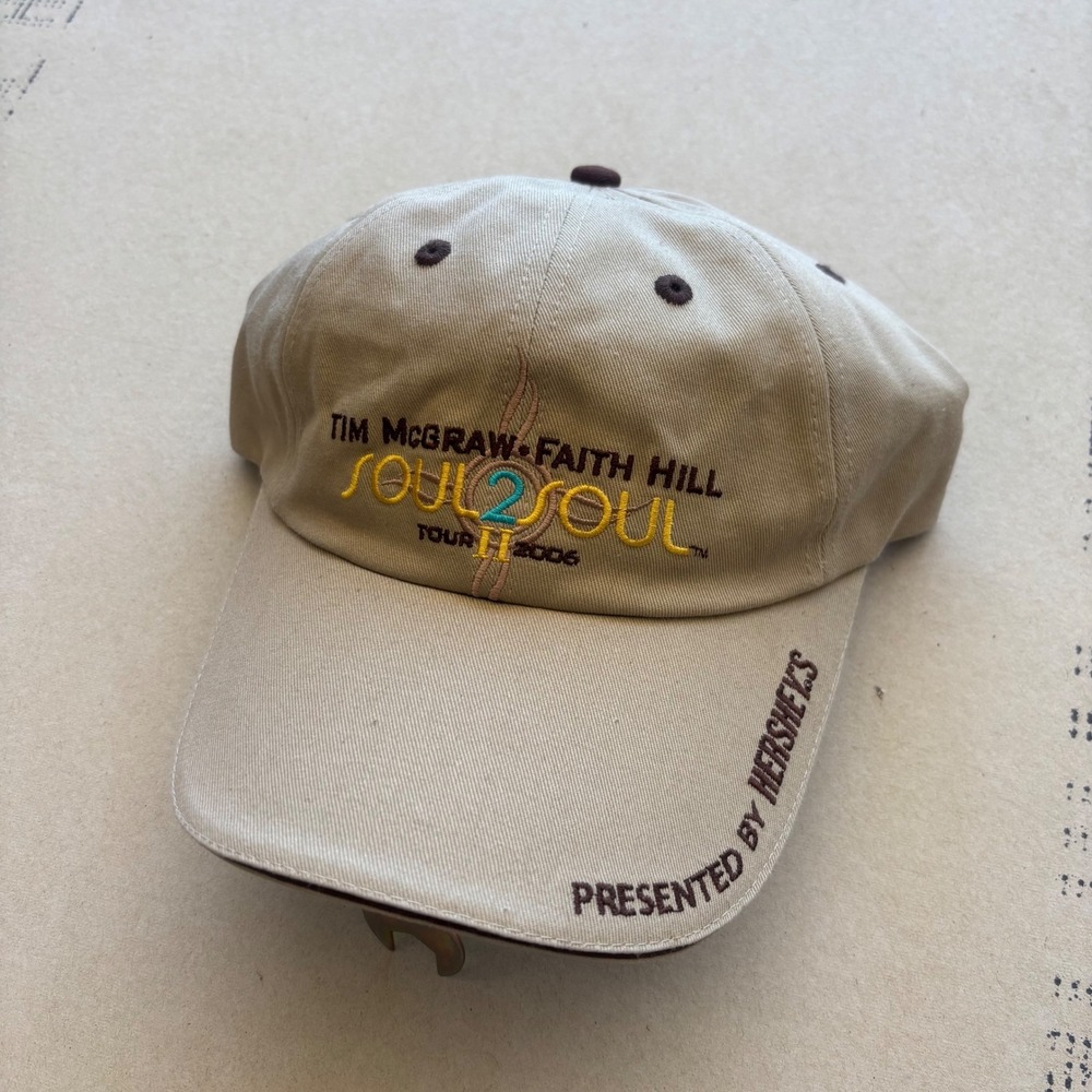 Y2K Tim McGraw Faith Hill Soul2Soul Tour 2006 Adjustable Hat